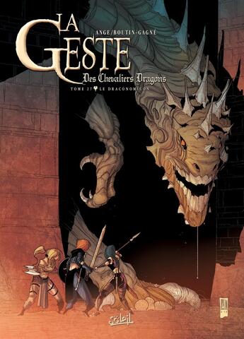 Couverture du livre « La geste des chevaliers dragons Tome 27 : le Dragonomicon » de Ange et Patrick Boutin-Gagne aux éditions Soleil