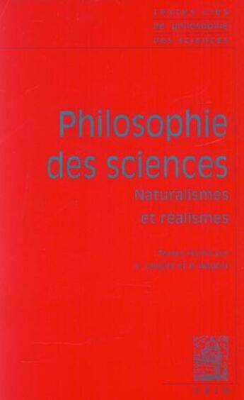 Couverture du livre « Textes cles de philosophie des sciences - vol. ii: naturalismes et realismes » de Van Orman Quine/Kuhn aux éditions Vrin