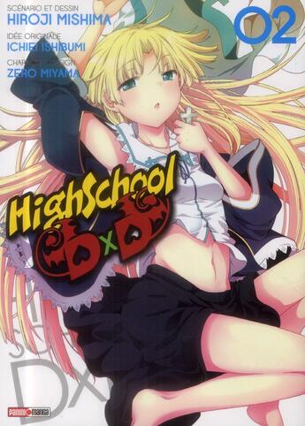 Couverture du livre « High school DxD Tome 2 » de Zero Miyama et Hiroji Mishima et Ichiei Ishibumi aux éditions Panini