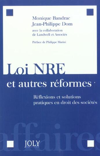 Couverture du livre « Nouvelles regulations economiques (les) » de Jean-Philippe Dom aux éditions Joly