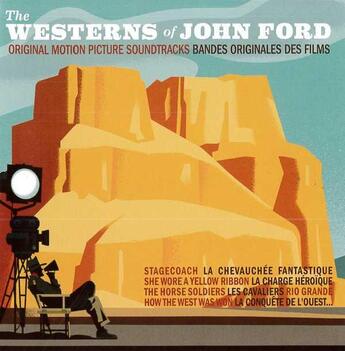 Couverture du livre « The westerns of john ford - 2 cd » de  aux éditions Jade