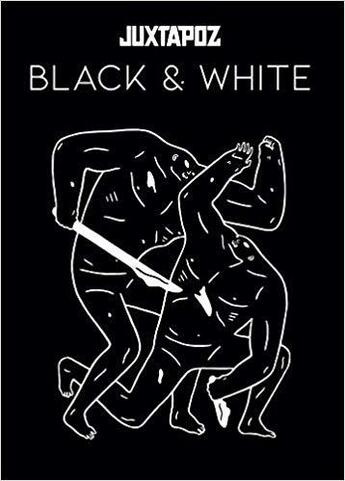 Couverture du livre « Juxtapoz ; black & white » de  aux éditions Gingko Press