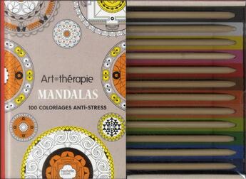 Couverture du livre « Art-thérapie : mandalas » de Sophie Leblanc aux éditions Hachette Pratique