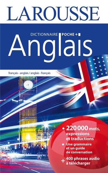 Couverture du livre « Larousse de poche + ; anglais ; français-anglais / anglais-français » de  aux éditions Larousse