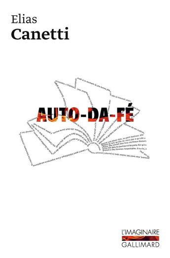 Couverture du livre « Auto-da-fé » de Elias Canetti aux éditions Gallimard