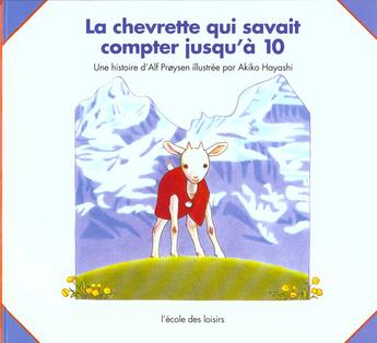 Couverture du livre « Chevrette qui savait compter (la) » de Akiko Hayashi aux éditions Ecole Des Loisirs