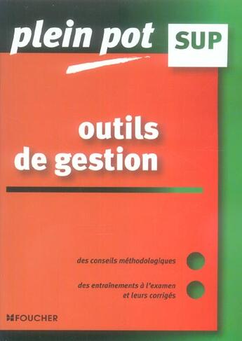 Couverture du livre « Outils De Gestion » de Michel Bringer aux éditions Foucher