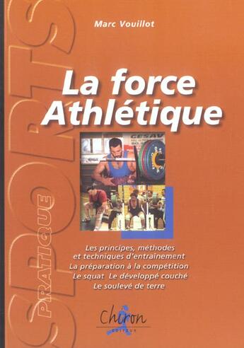 Couverture du livre « La force athletique » de Vouillot aux éditions Chiron