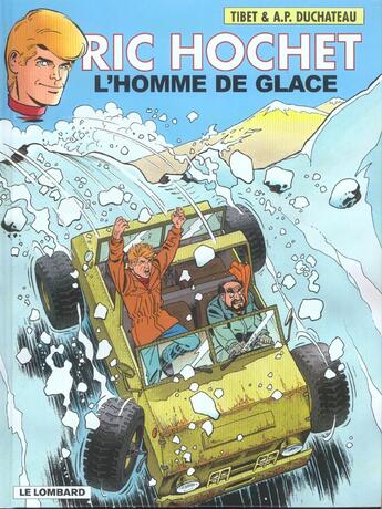 Couverture du livre « Ric Hochet t.69 ; l'homme de glace » de Tibet et Andre-Paul Duchateau aux éditions Lombard