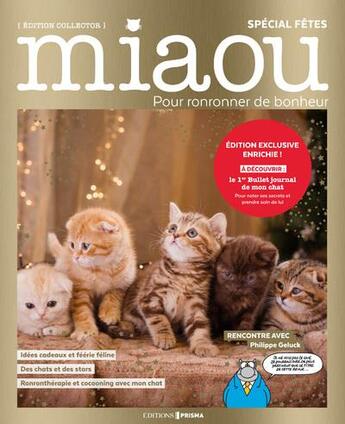 Couverture du livre « Miaou ; spécial Noël » de  aux éditions Prisma