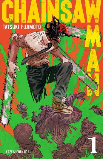 Couverture du livre « Chainsaw man Tome 1 » de Tatsuki Fujimoto aux éditions Crunchyroll