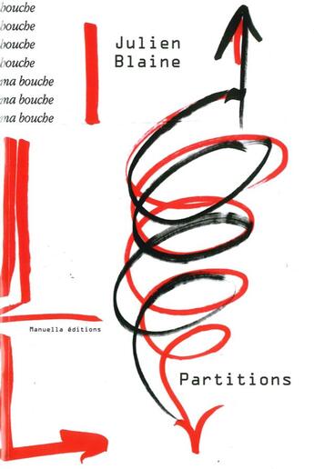 Couverture du livre « Partitions » de Julien Blaine aux éditions Manuella