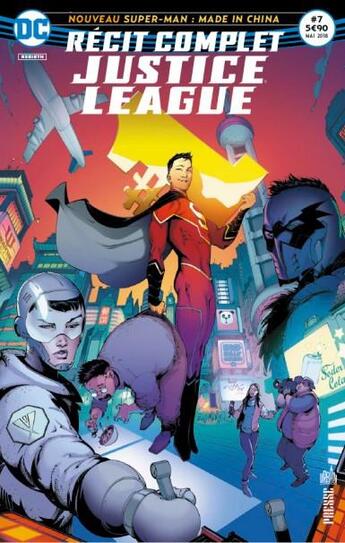 Couverture du livre « Justice League récit complet n.7 ; le nouveau surhomme made in China ! » de  aux éditions Urban Comics Press