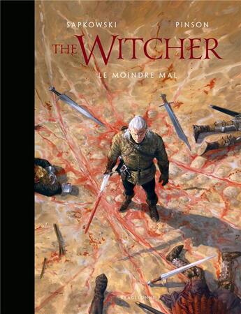 Couverture du livre « The Witcher : l'univers du sorceleur ; the witcher illustré ; le moindre mal » de Andrzej Sapkowski et Ugo Pinson aux éditions Bragelonne