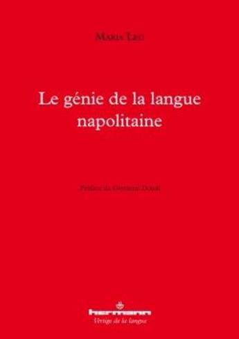 Couverture du livre « Le génie de la langue napolitaine » de Maria Leo aux éditions Hermann