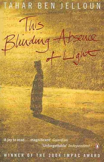 Couverture du livre « The blinding absence of light » de Tahar Ben Jelloun aux éditions Penguin Books Uk