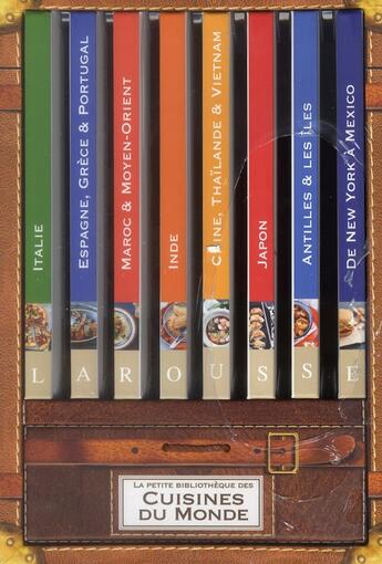 Couverture du livre « La petite bibliothèque des cuisines du monde » de  aux éditions Larousse