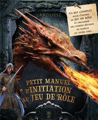 Couverture du livre « Petit manuel d'initiation au jeu de rôle » de Francois Yvon aux éditions Larousse