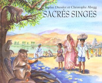 Couverture du livre « Sacres singes » de Dressler/Abegg aux éditions Ecole Des Loisirs