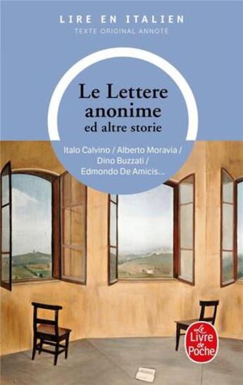 Couverture du livre « Le lettere anonime ed altre storie » de  aux éditions Le Livre De Poche