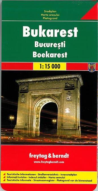 Couverture du livre « **bukarest / bucarest » de  aux éditions Freytag Und Berndt