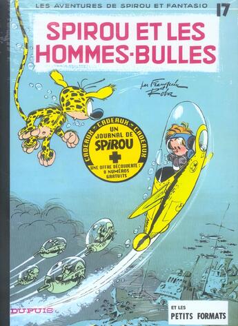 Couverture du livre « Spirou et Fantasio Tome 17 : Spirou et les hommes-bulles » de Jean Roba et Andre Franquin aux éditions Dupuis