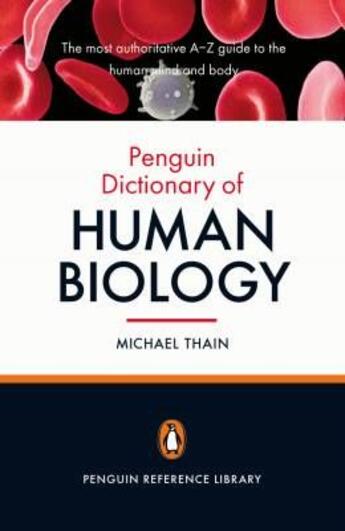 Couverture du livre « Penguin dictionary of human biology » de Michael Thain aux éditions Adult Pbs