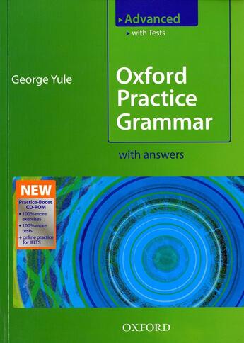 Couverture du livre « New oxford practice grammar advanced » de George Yule aux éditions Oxford Up Elt