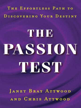 Couverture du livre « The Passion Test » de Attwood Chris aux éditions Penguin Group Us