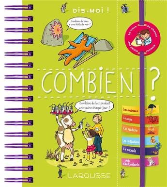 Couverture du livre « Dis-moi ! combien ? » de Emilie Gillet aux éditions Larousse