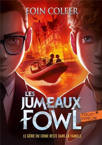 Couverture du livre « Les jumeaux Fowl » de Eoin Colfer aux éditions Gallimard-jeunesse