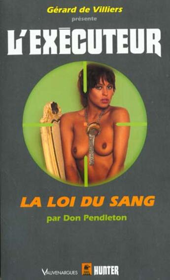 Couverture du livre « Executeur 179 : La Loi Du Sang » de Pendleton-D aux éditions Vauvenargues