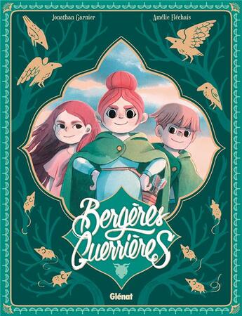 Couverture du livre « Bergères guerrières : coffret Tomes 1 à 4 » de Jonathan Garnier et Amelie Flechais aux éditions Glenat