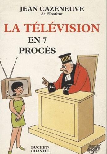 Couverture du livre « La television » de Jean Cazeneuve aux éditions Buchet Chastel