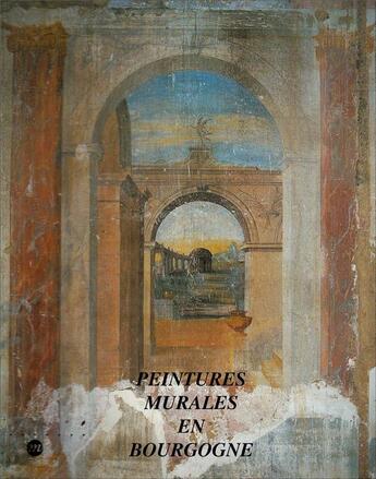 Couverture du livre « Peintures murales en Bourgogne ; d'ocre et d'azur ; musée archéologique de Dijon » de  aux éditions Reunion Des Musees Nationaux