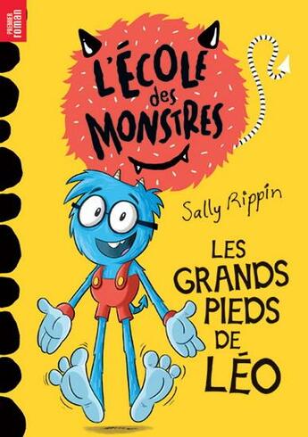 Couverture du livre « Les grands pieds de leo » de Sally Rippin aux éditions Dominique Et Compagnie