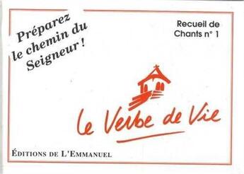 Couverture du livre « Preparez le chemin du seigneur - livret de partitions » de  aux éditions Emmanuel