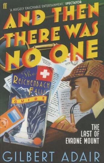 Couverture du livre « And Then There Was No One » de Gilbert Adair aux éditions Faber Et Faber