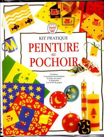 Couverture du livre « Kit pratique peinture au pochoir » de Cheryl Evans et Watt aux éditions Usborne