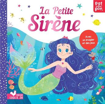 Couverture du livre « Patapon ; la petite sirène » de Junissa Bianda aux éditions Deux Coqs D'or