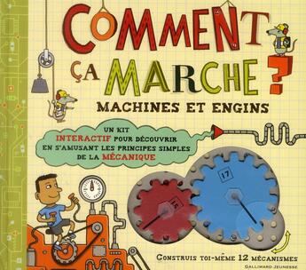 Couverture du livre « Comment ça marche ? machines et engins » de Nick Arnold aux éditions Gallimard-jeunesse