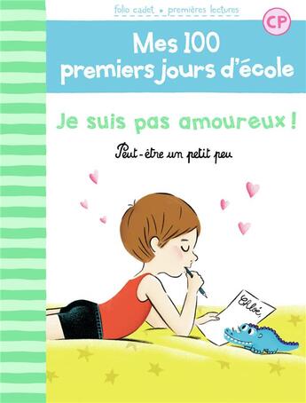 Couverture du livre « Je suis pas amoureux ! peut-être un petit peu » de Amandine Laprun et Mathilde Brechet aux éditions Gallimard-jeunesse