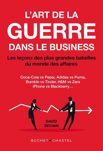 Couverture du livre « L'art de la guerre dans le business : les leçons des plus grandes batailles du monde des affaires » de David Brown aux éditions Buchet Chastel