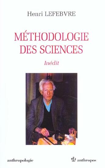 Couverture du livre « Méthodologie des sciences » de Lefebvre/Henri aux éditions Economica