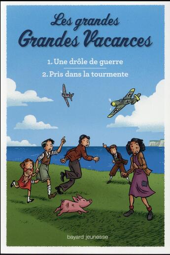 Couverture du livre « Les grandes grandes vacances : Intégrale vol.1 : Tomes 1 et 2 » de Emile Bravo aux éditions Bayard Jeunesse