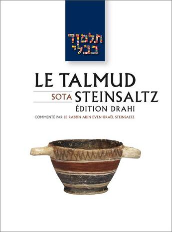 Couverture du livre « Le talmud Steinsaltz : sota » de Adin Even-Israël Steinsaltz aux éditions Biblieurope