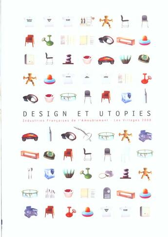 Couverture du livre « Design Et Utopies ; Les Villages 2000 » de Christine Colin aux éditions Hazan