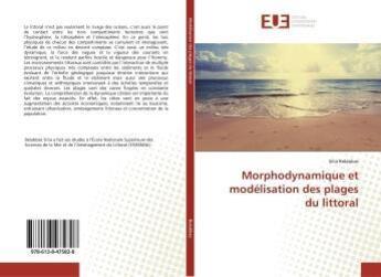 Couverture du livre « Morphodynamique et modelisation des plages du littoral » de Samake Und Sounkalo aux éditions Editions Universitaires Europeennes