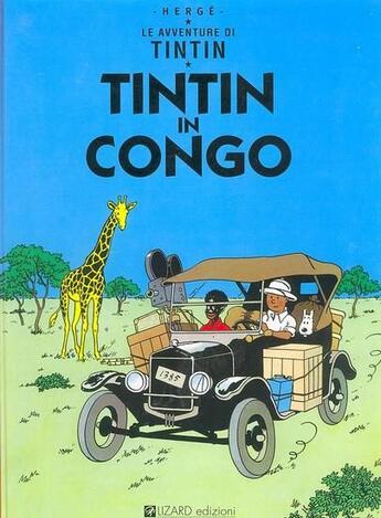 Couverture du livre « Le aventuri di Tintin t.2 ; Tintin in Congo » de Herge aux éditions Casterman