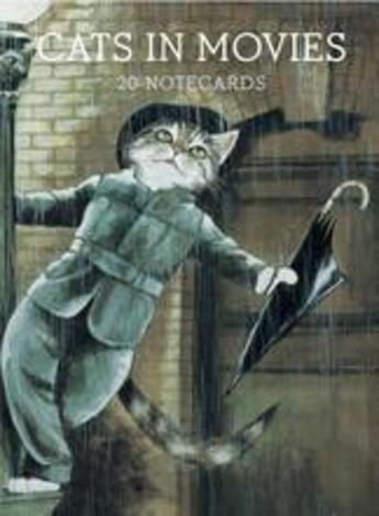 Couverture du livre « Cats in movies: notecards /anglais » de Susan Herbert aux éditions Thames & Hudson